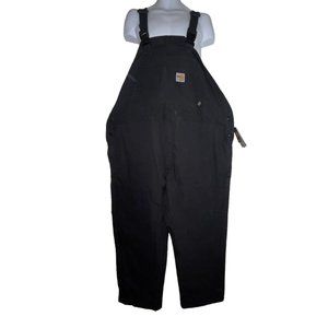NWT Carhartt Duck Bib Overall Mens 48 30 Flame Resistant Heavyweight Quilt Lined